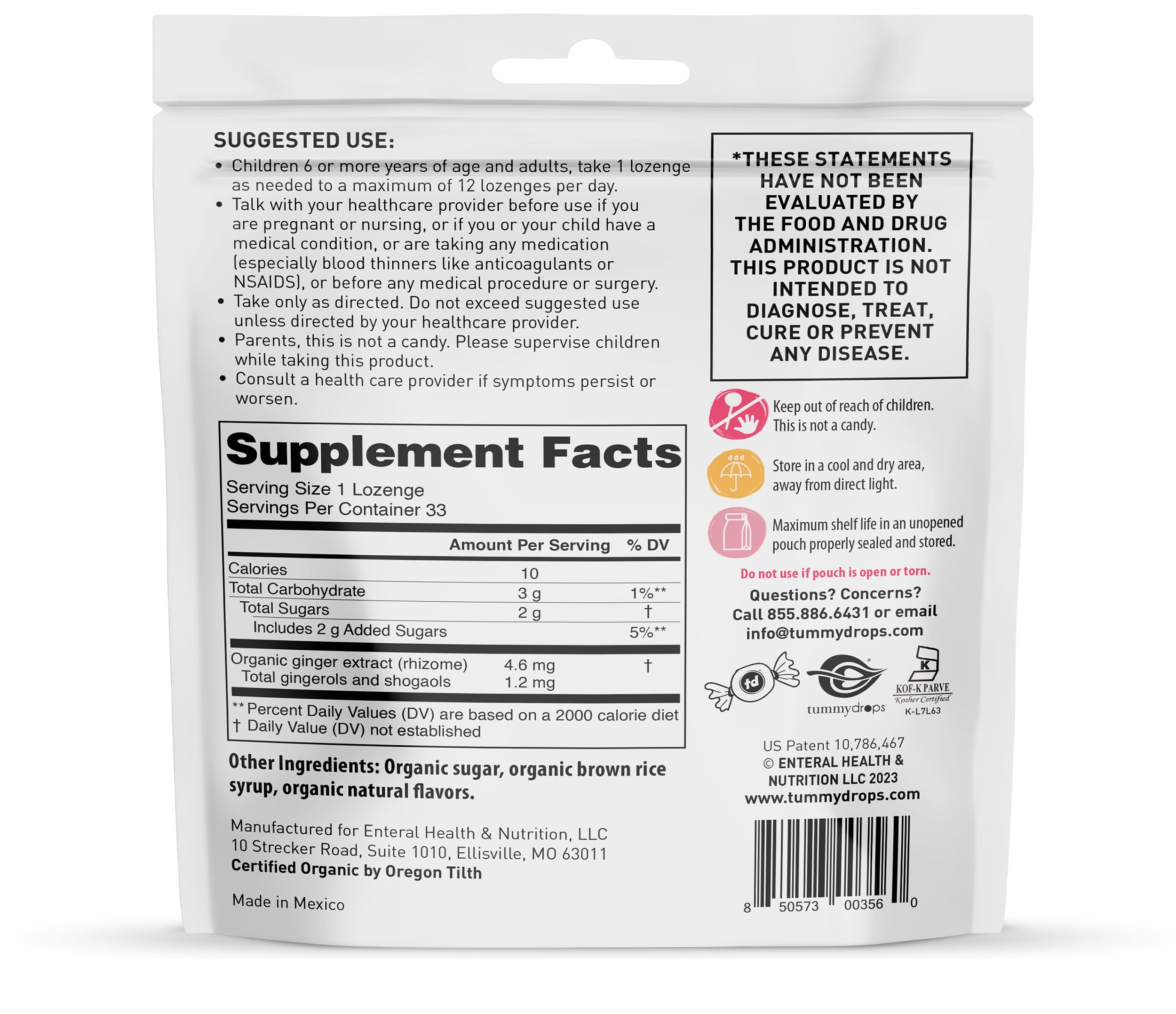 Tummydrops Family trust for over a decade in natural ginger supplementation.