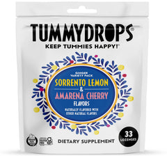 Tummydrops Ginger Italy Inspired Variety Pack bottle shown for on-the-go digestive support