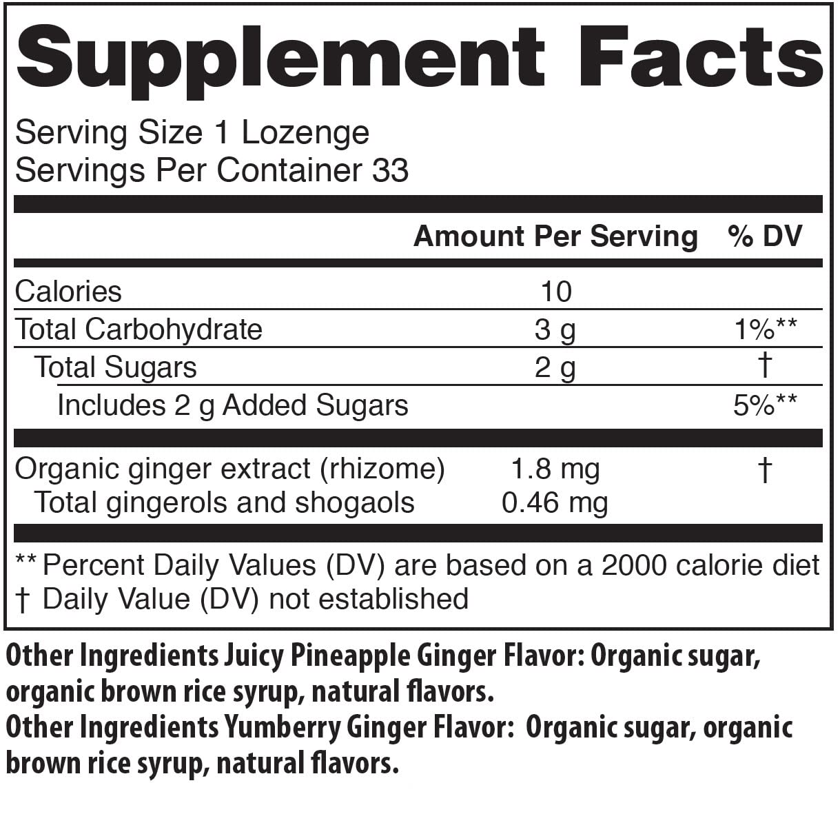 Tummydrops box showing Kof-K kosher certification