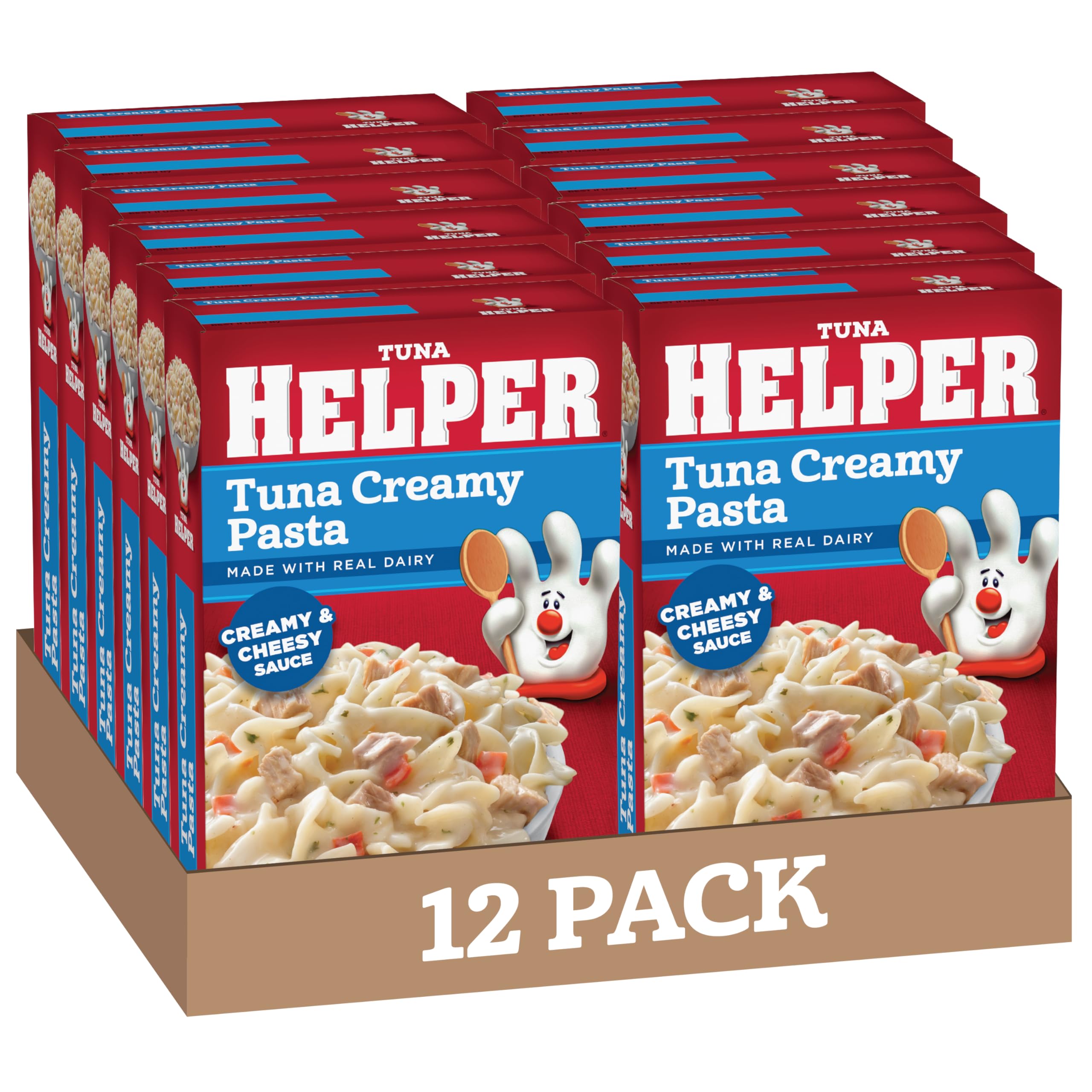 Tuna Helper Creamy Pasta Meal box ready for a quick family dinner.