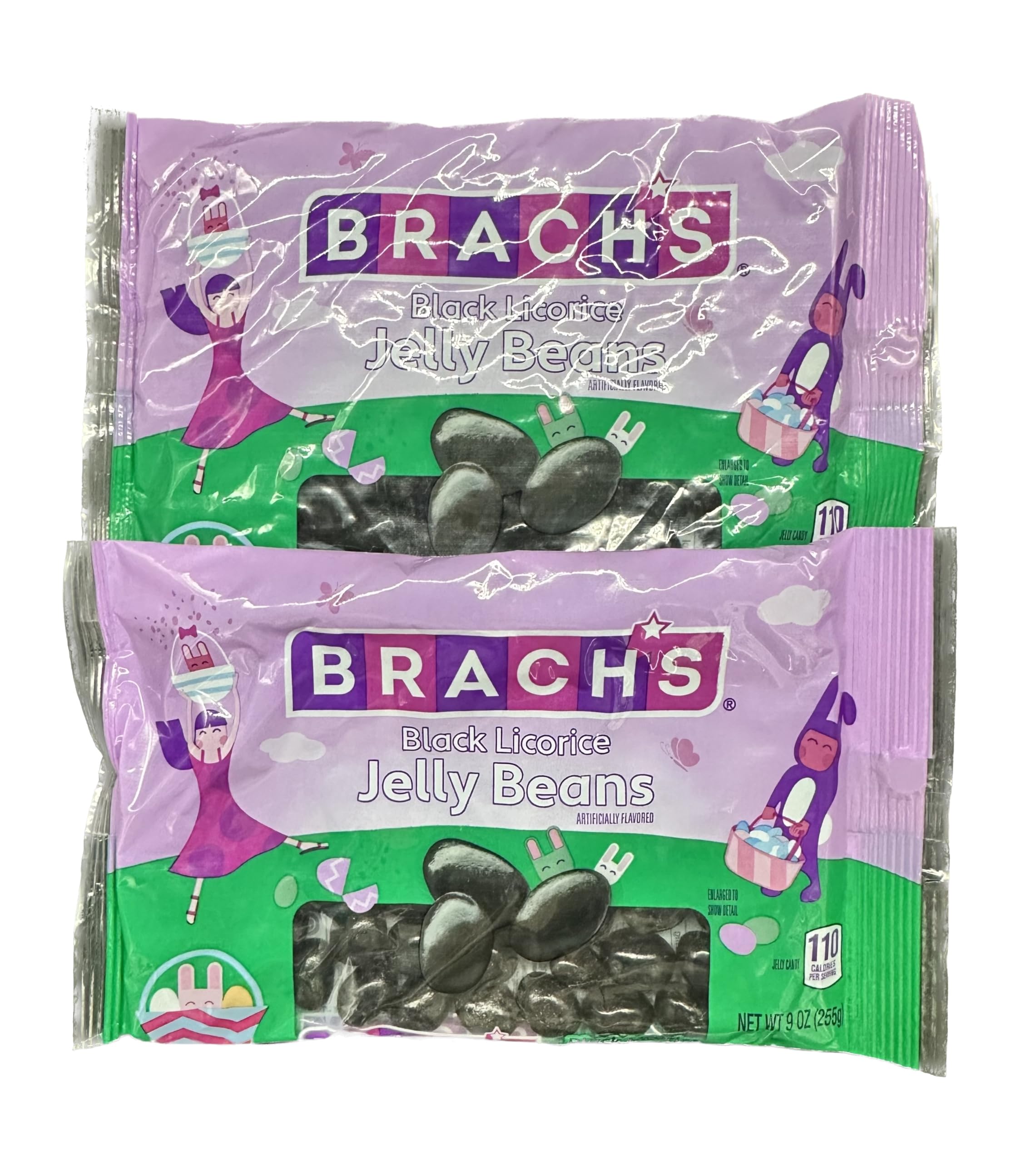 Tundras Candy Easter Black Licorice Jelly Beans pack view for sharing and gifting