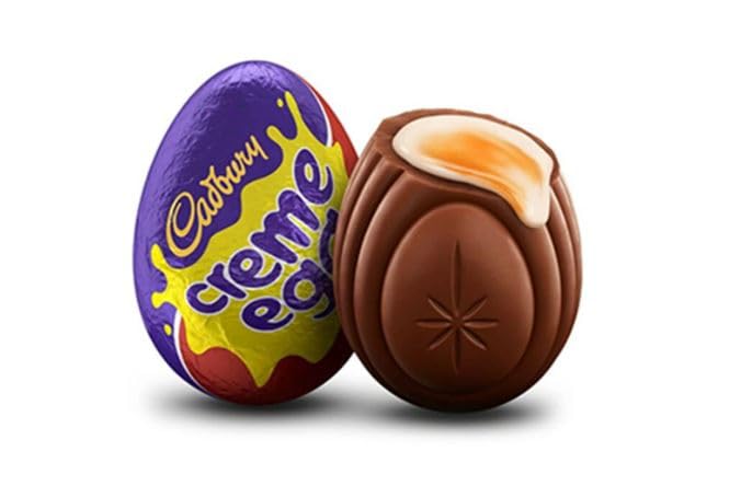 Tundras Creme Egg box showing individually wrapped eggs for easy sharing