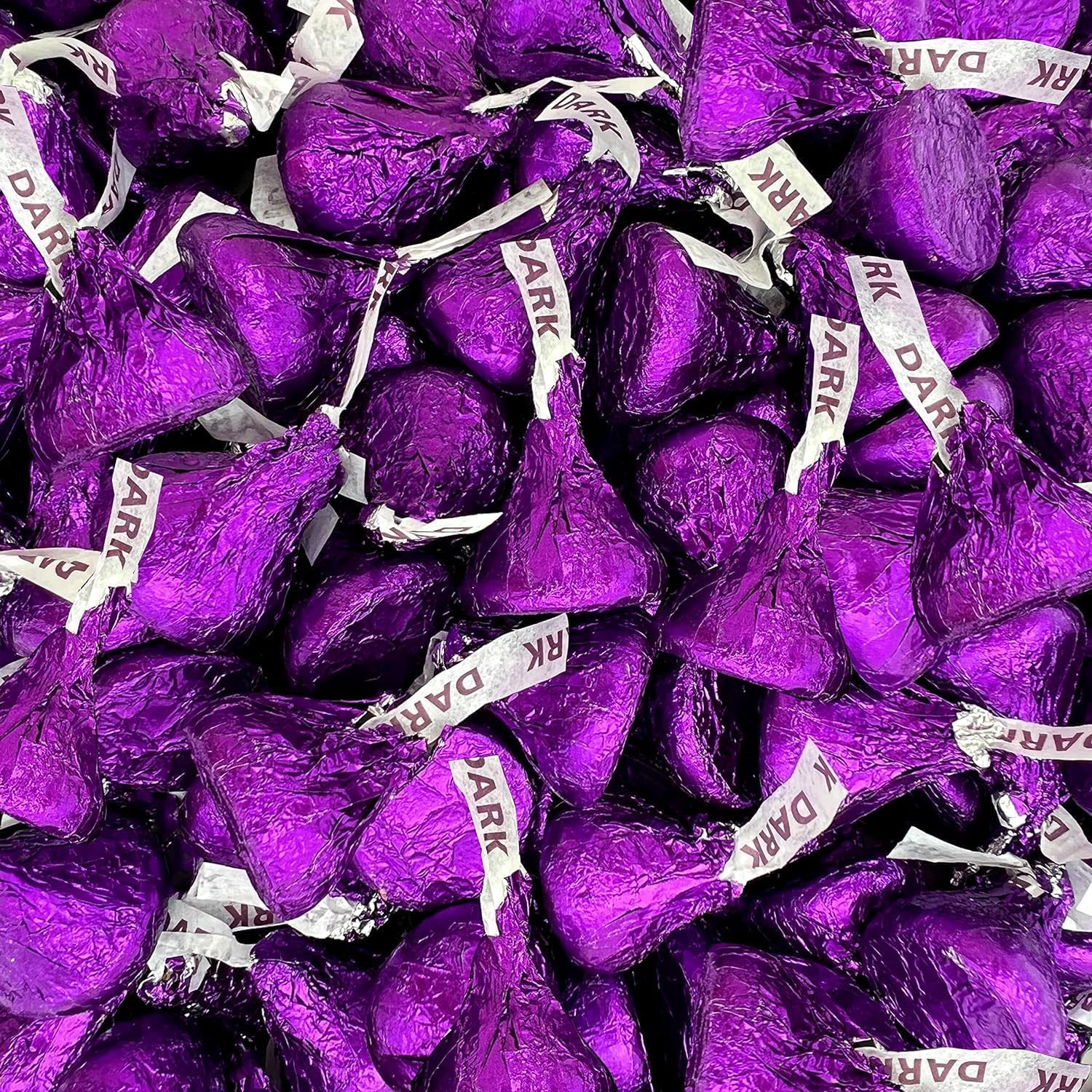 Tundras HersheyPurple KISSES Special Dark baking-friendly option.