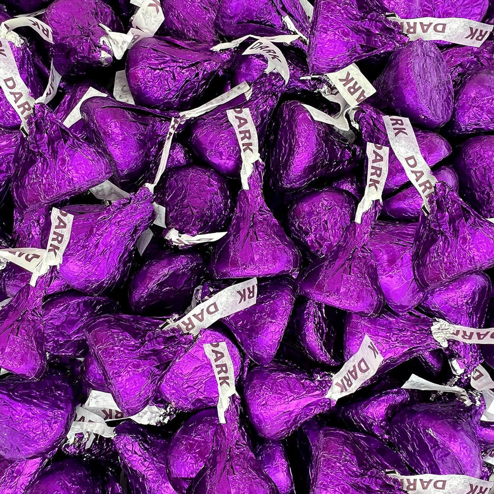 Tundras HersheyPurple KISSES Special Dark baking-friendly option.