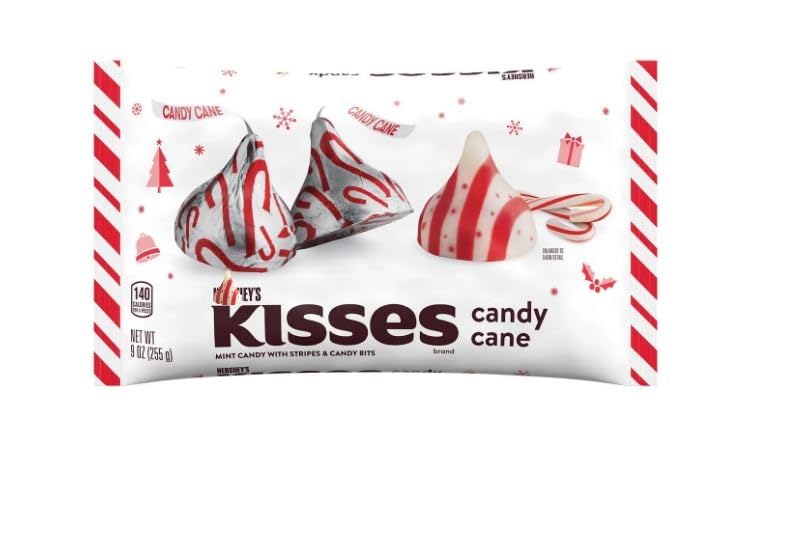 Tundras KissesCandy Cane Kiss bulk bag ready for sharing at gatherings and parties.