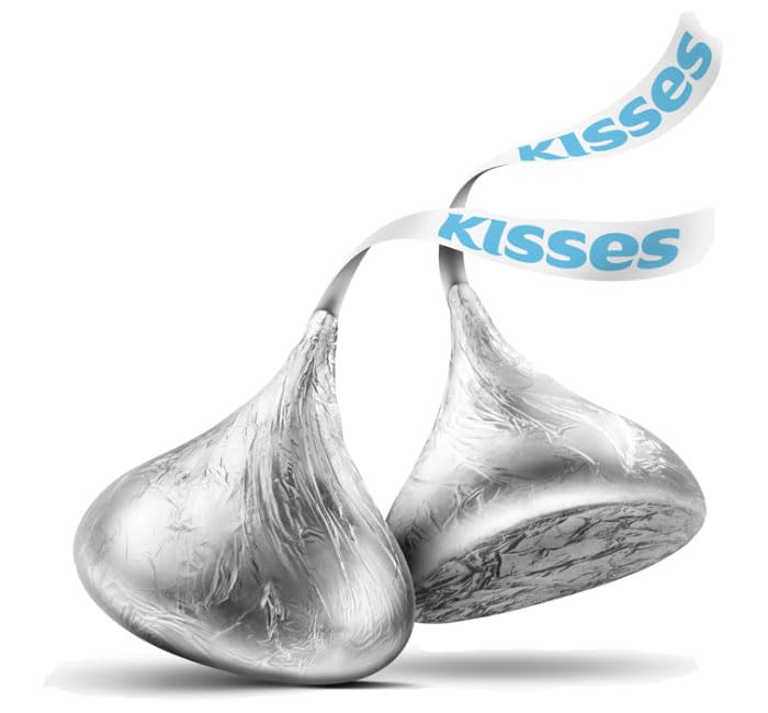 Tundras KISSES bright foils for party bowls and decorations