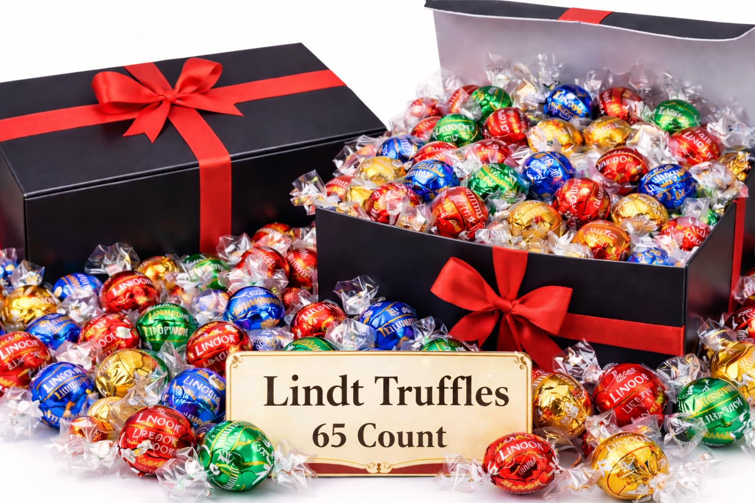 Tundras Lind.t Assorted Truffles gift-ready packaging for celebrations.