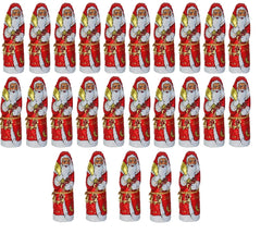 Tundras Lindt Milk Chocolate Santa figure in festive foil wrap, ideal for gifting.