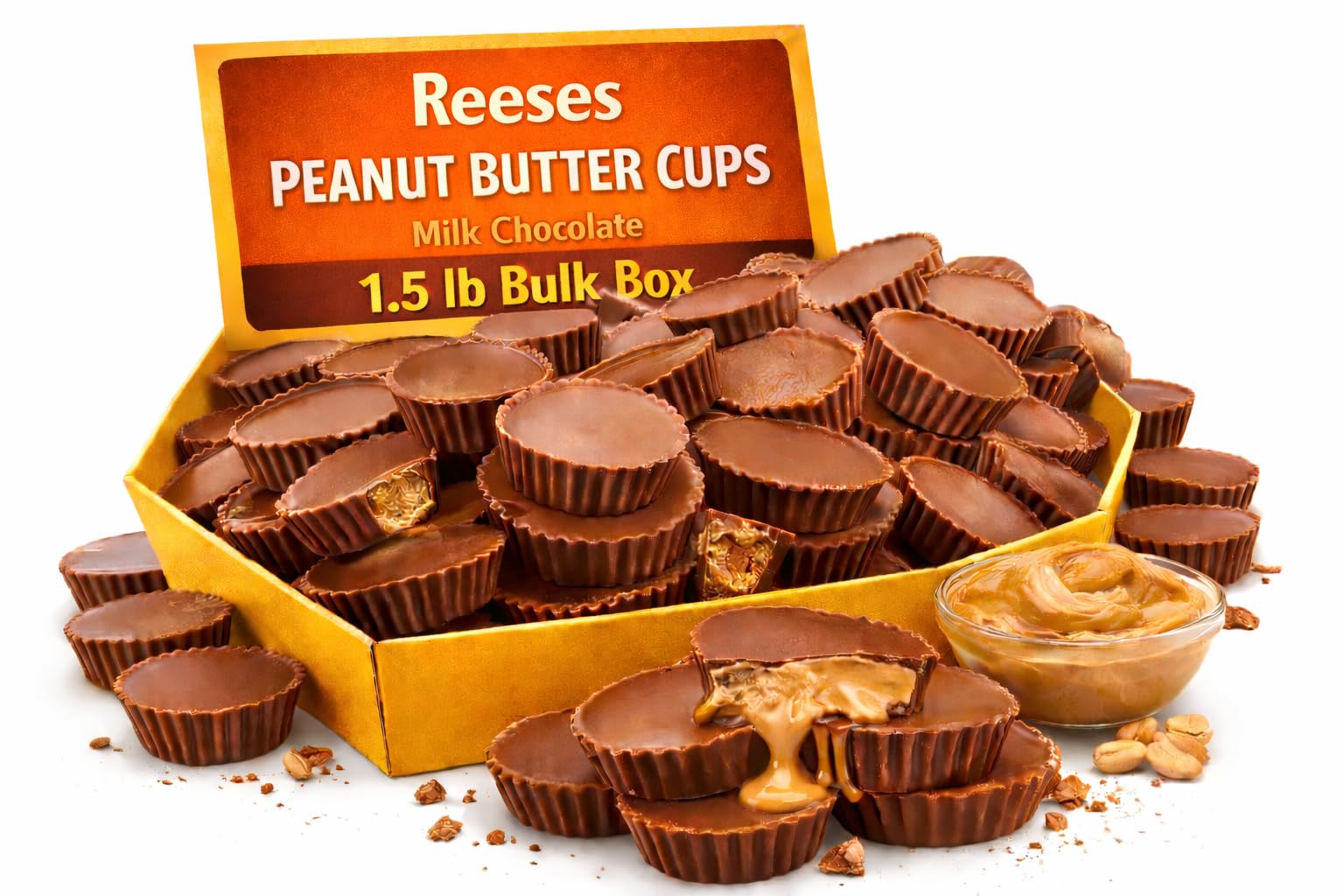 Tundras ReeseMilk ready-to-serve cups on a tray.