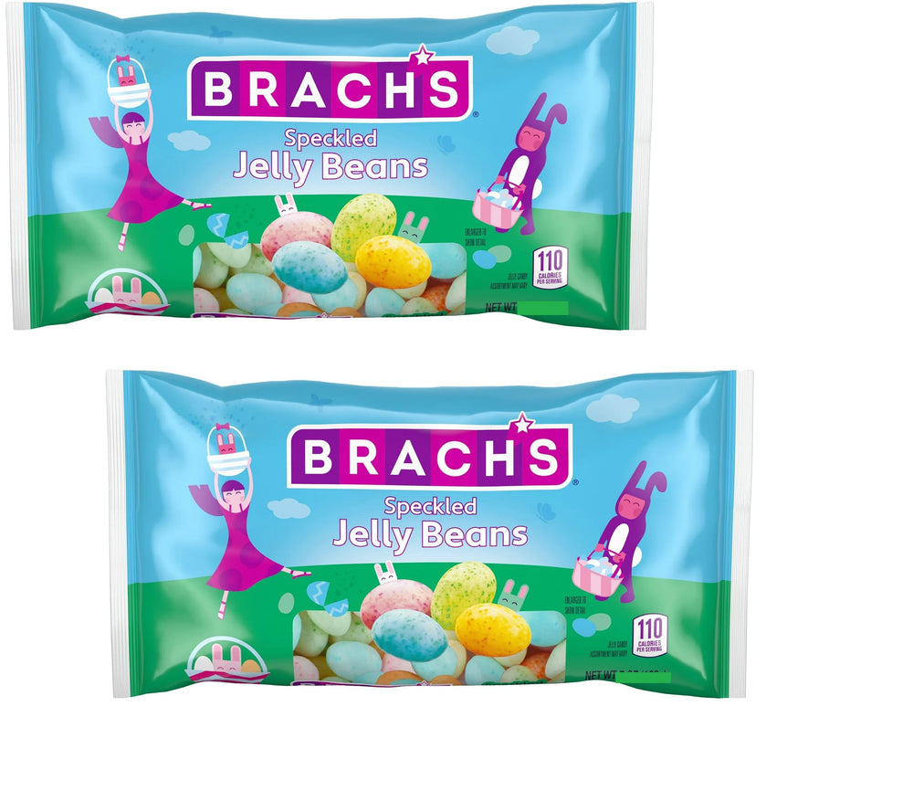 Tundras Speckled Jelly Beans egg-shaped candy in a 2-pack, perfect for Easter baskets