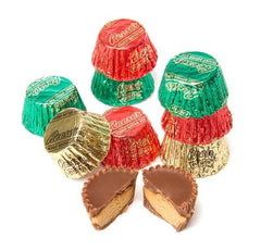 Tundras peanut butter cups in holiday packaging, easy to share at gatherings.