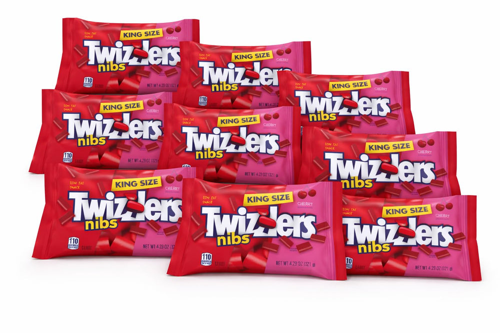 Tundras Twizlers Cherry Nibs group shot, ready for lunchboxes and treats.