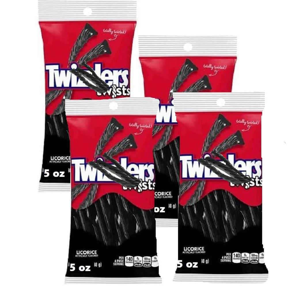 Tundras TwizlersTwist black licorice 4-pack ready for gifting and sharing.