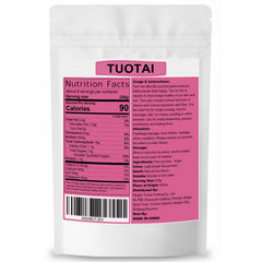 TUOTAI Freeze Taro Powder scoop demonstrating convenient portioning for drinks