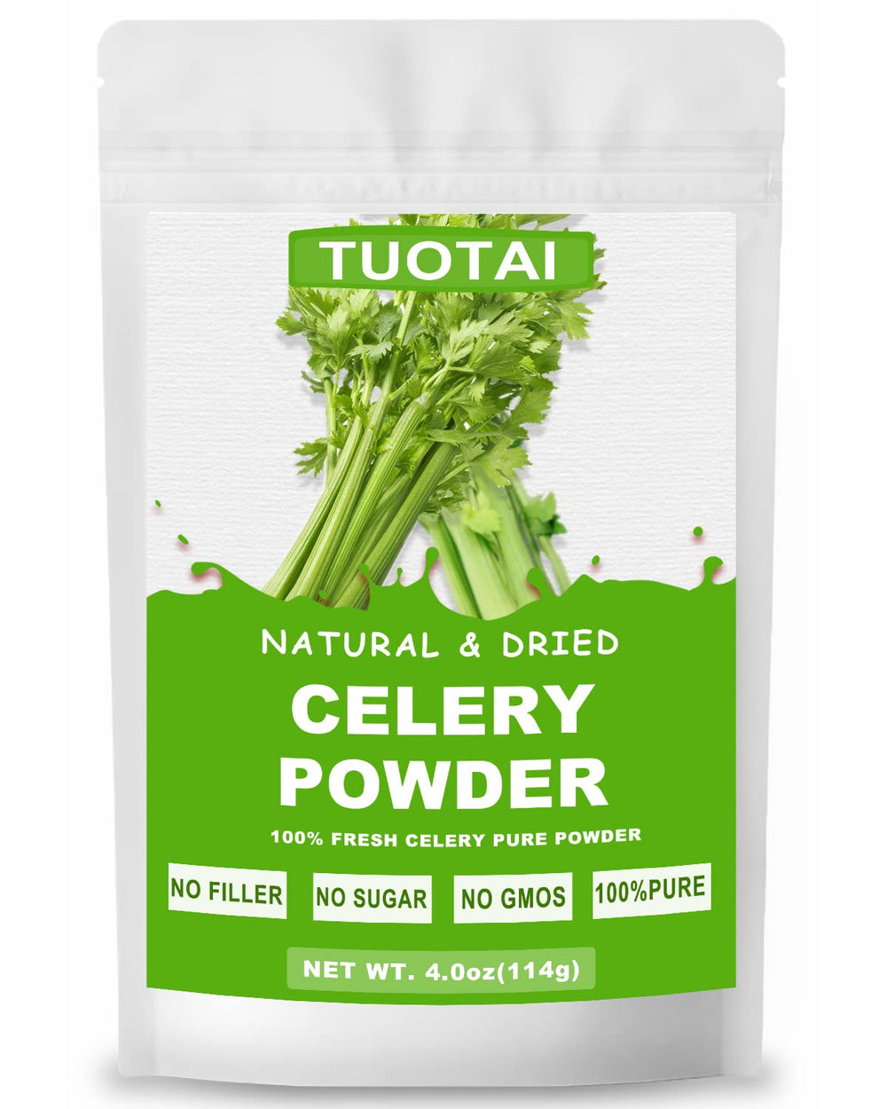 TUOTAI Celery Powder bottle, natural seasoning for sauces and vegan dishes