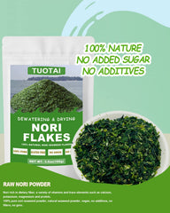 TUOTAI raw nori flakes, convenient to sprinkle for soups and salads.