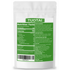 TUOTAI Nori flakes packaging on shelf signals vegan, GMO-free seaweed seasoning.
