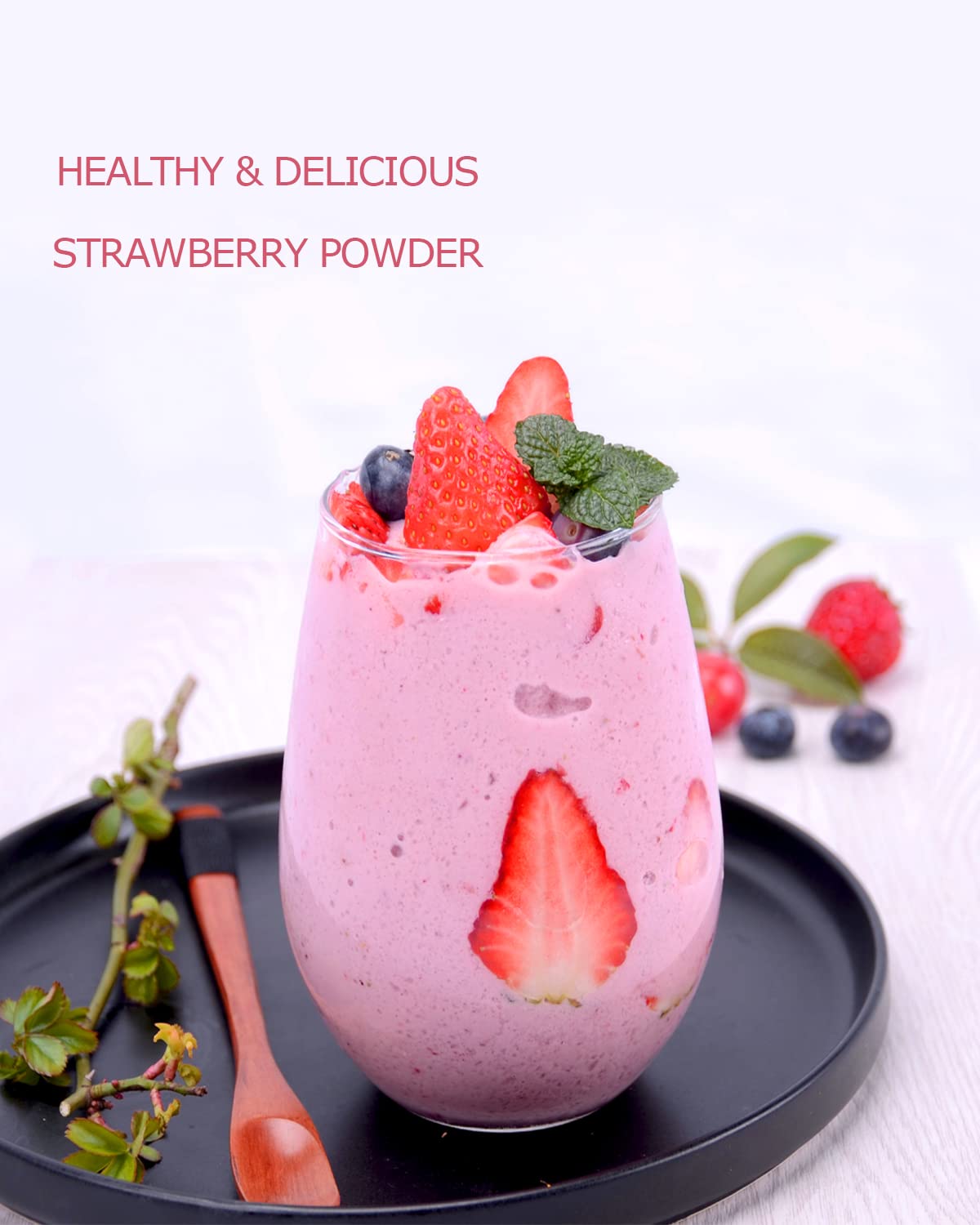 TUOTAI strawberry powder nutrition bar adds fruity notes