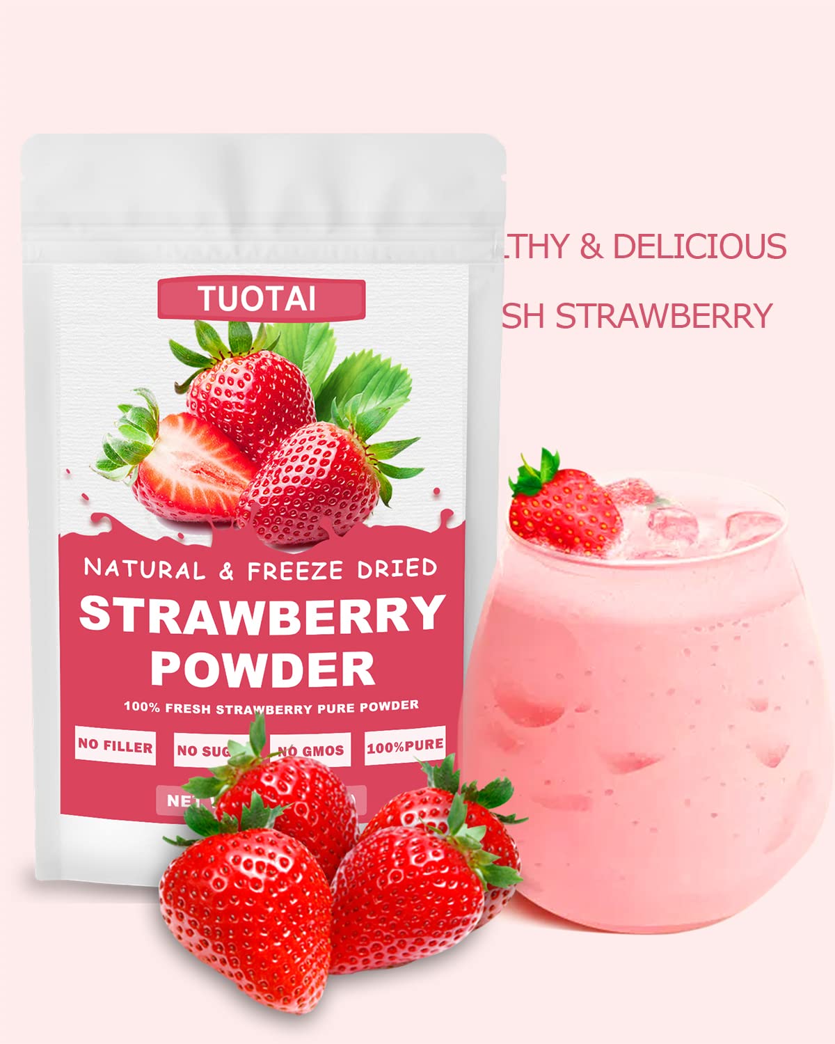 TUOTAI strawberry powder donut crumb flavors pastries naturally