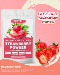 TUOTAI strawberry powder smoothie glass adds natural flavor and color