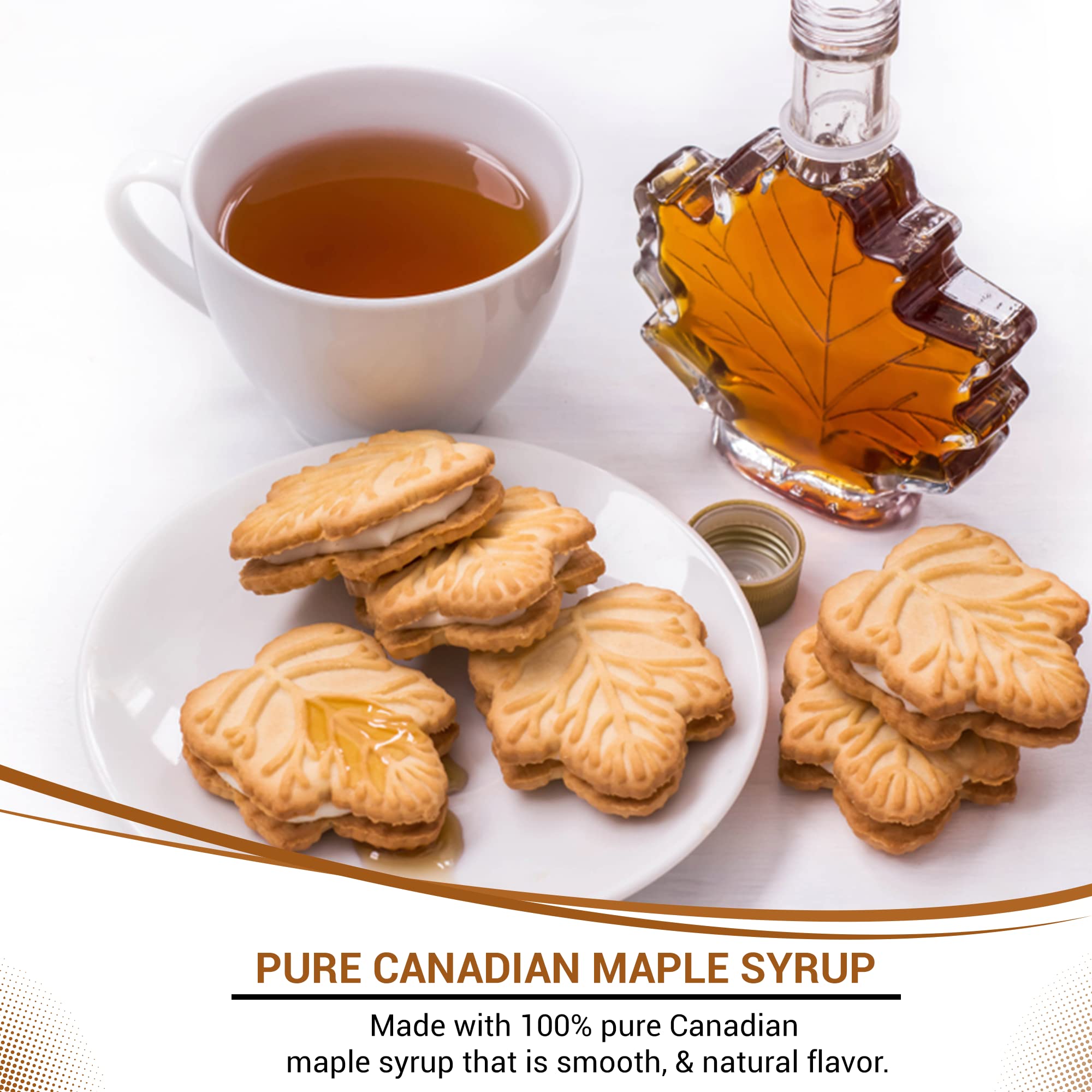 Cream-filled center delivering rich maple flavor in every bite.
