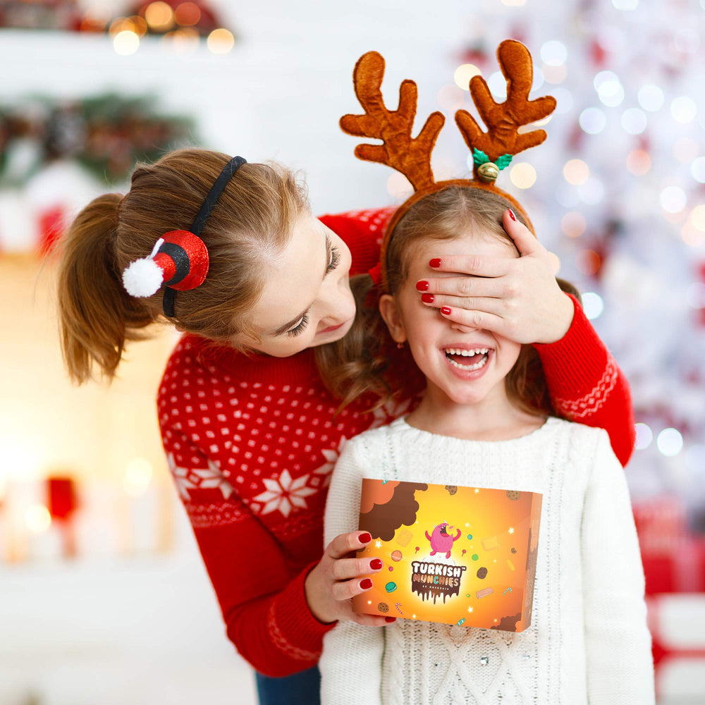 Turkish Munchies gift-ready wrap emphasizes easy gifting for special occasions.