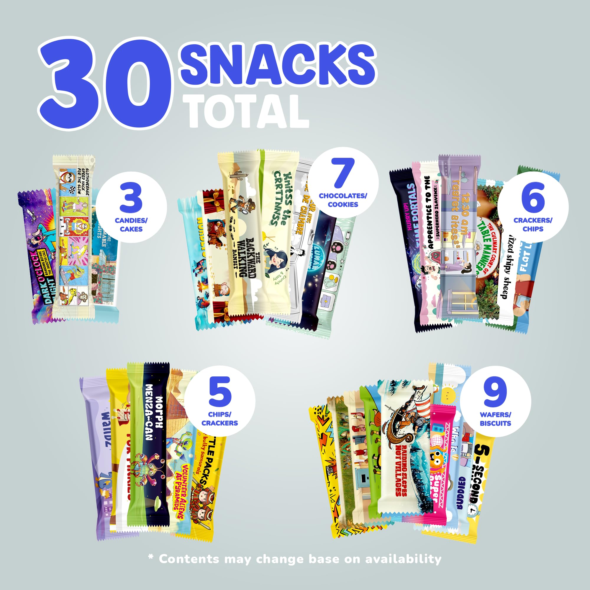 Turkish Munchies Maxi International Food Hamper snack-assortment ready for tasting.