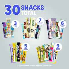 Turkish Munchies Maxi International Food Hamper snack-assortment ready for tasting.