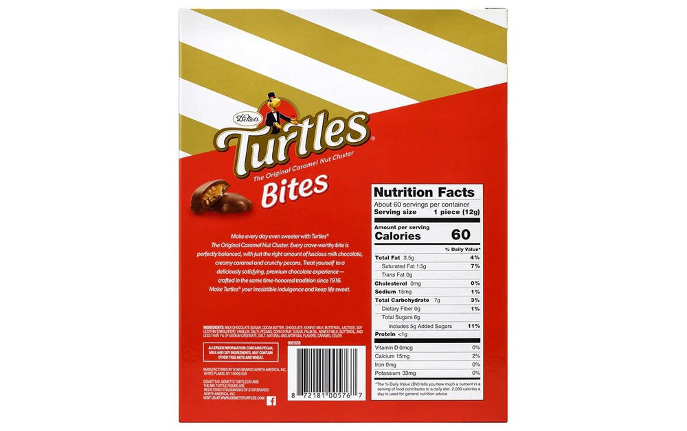 Turtles Gift Box Bite-Size on display, ideal for gifting occasions.