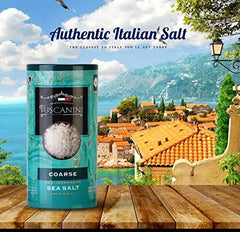 Tuscanini coarse salt on roasted vegetables enhances caramelization and depth.