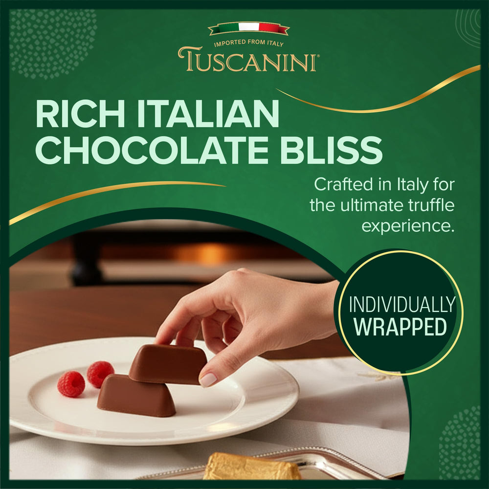 Tuscanini Gianduiotti from Italy, authentic Italian craftsmanship shines.