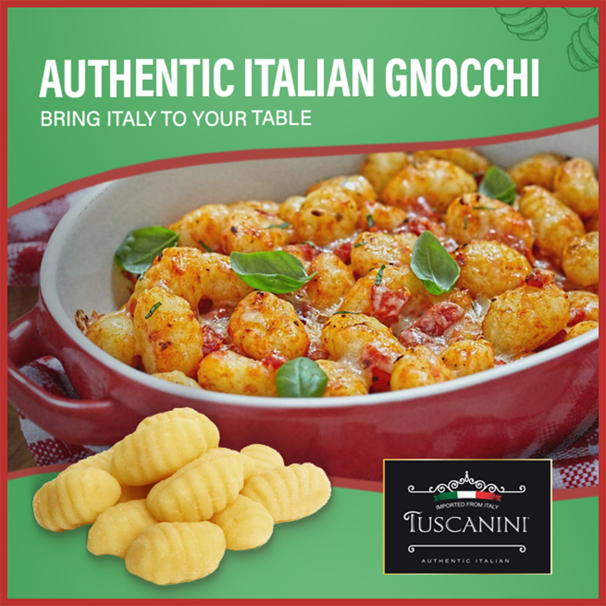 Tuscanini gnocchi boiling in water in 2-3 minutes
