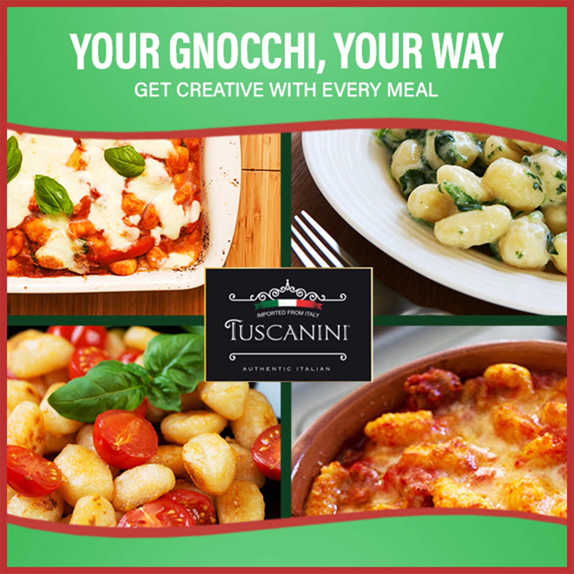 Tomato sauce with Tuscanini gnocchi for a hearty dinner