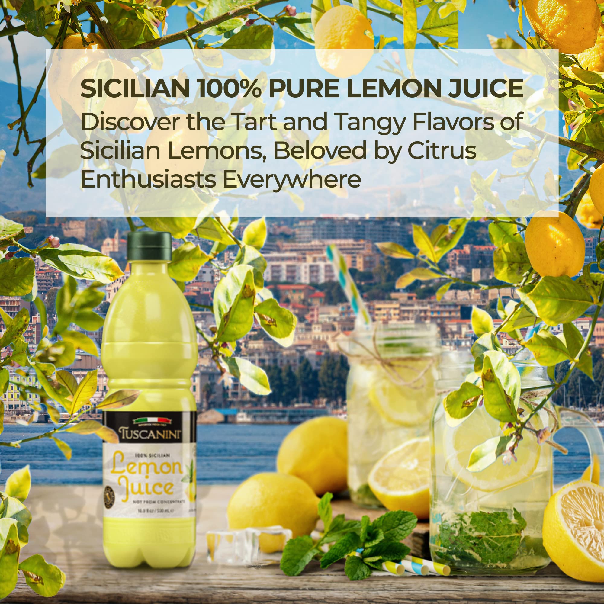 Dressing usage with Tuscanini lemon juice brightens salads