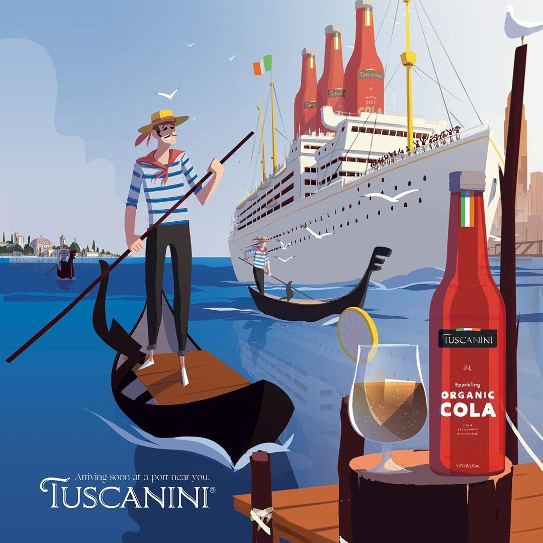 Kosher-certified Tuscanini Organic Cola label emphasizes trusted quality