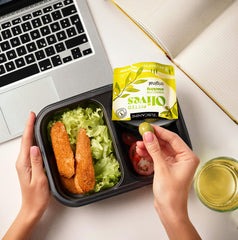 Tuscanini Snack Olives Garlic Pouch enhances salads and quick bites