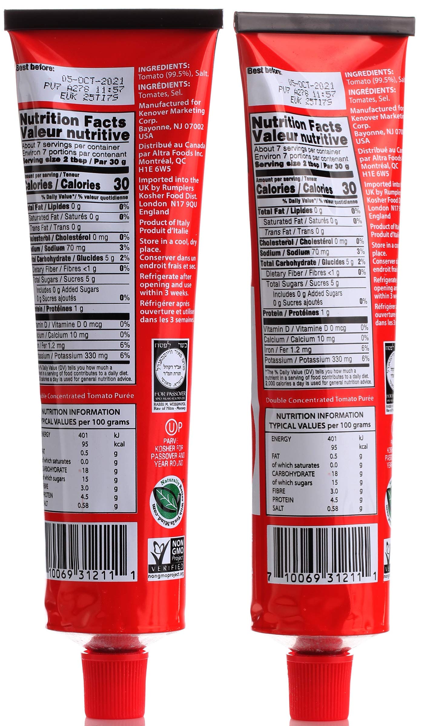 Tuscanini Tomato Paste Tube pour demonstrates mess-free dispensing for quick sauces.