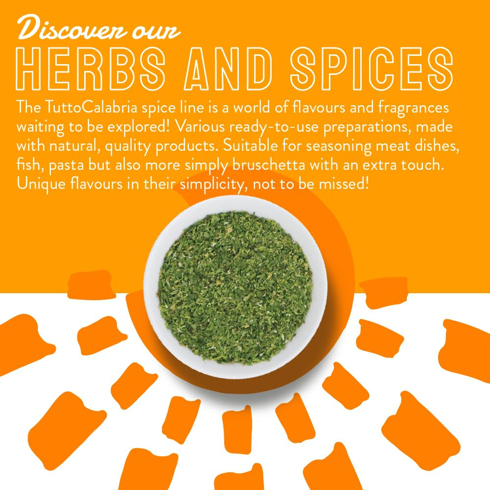 TuttoCalabria versatile chili flakes enhance vegetables and Mediterranean dishes.
