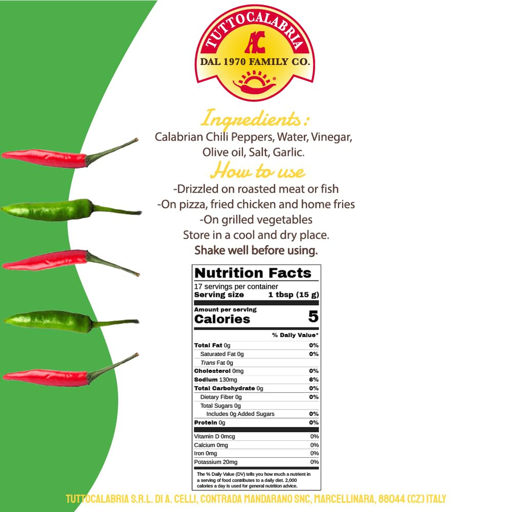 Pouring TUTTOCALABRIA hot sauce, ideal for wings and grilled meats