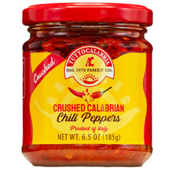 TuttoCalabria crushed Calabrian chili jar front view showcases bold flavor for everyday cooking