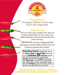 Close-up of TuttoCalabria jar label highlighting artisanal, small-batch spice