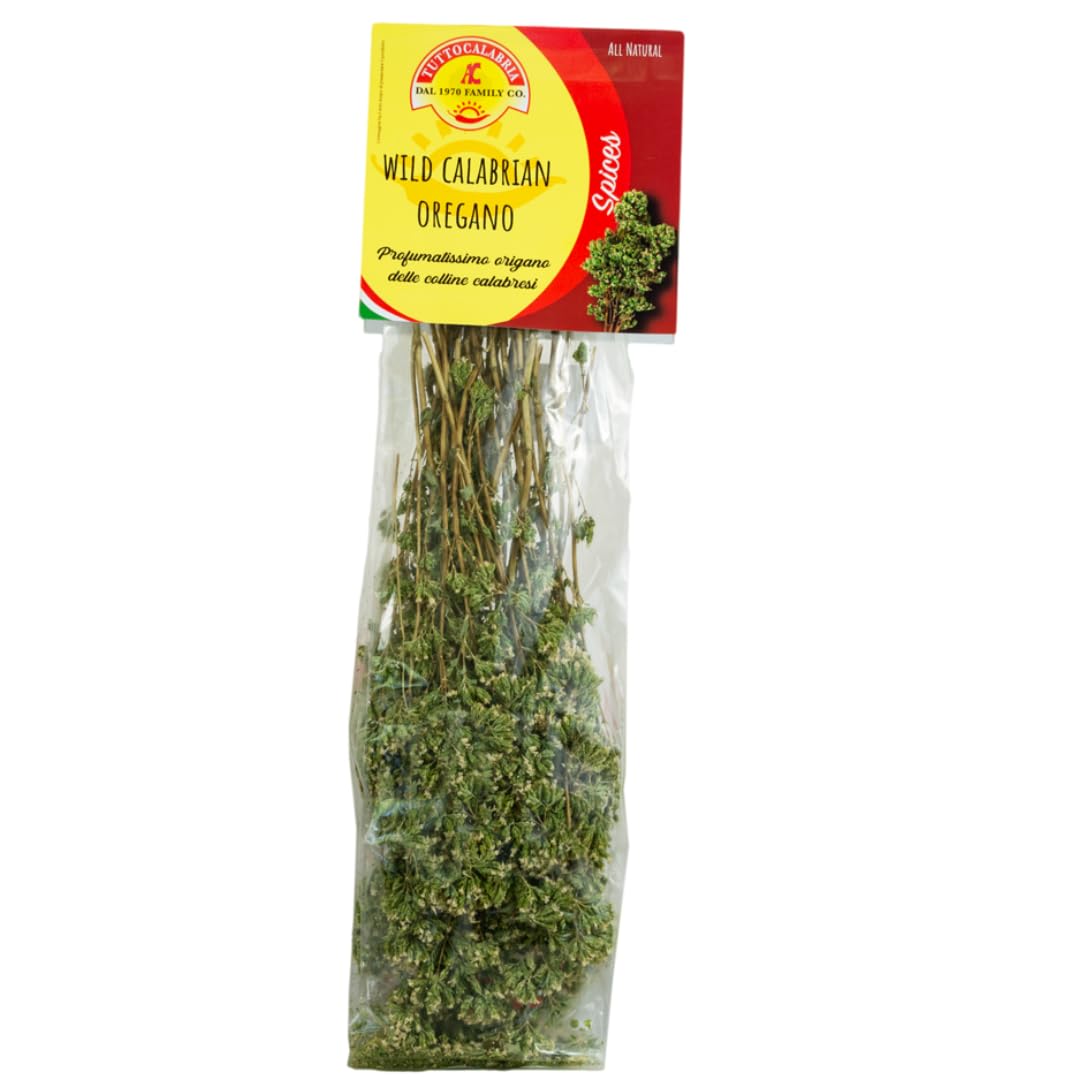 TUTTOCALABRIA Oregano Mazzetto on the stem adds authentic aroma to Italian cooking.