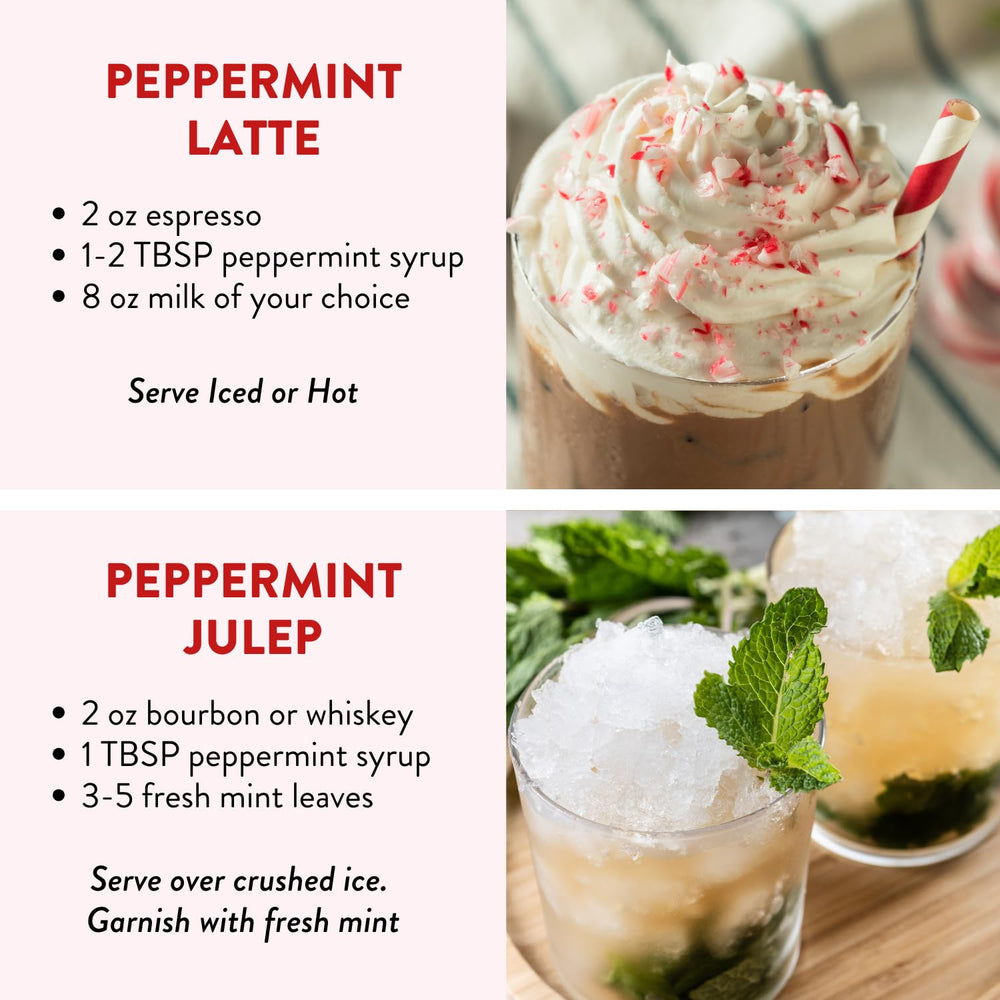 TUTURU Peppermint agave ingredients close-up highlights real leaf infusion.