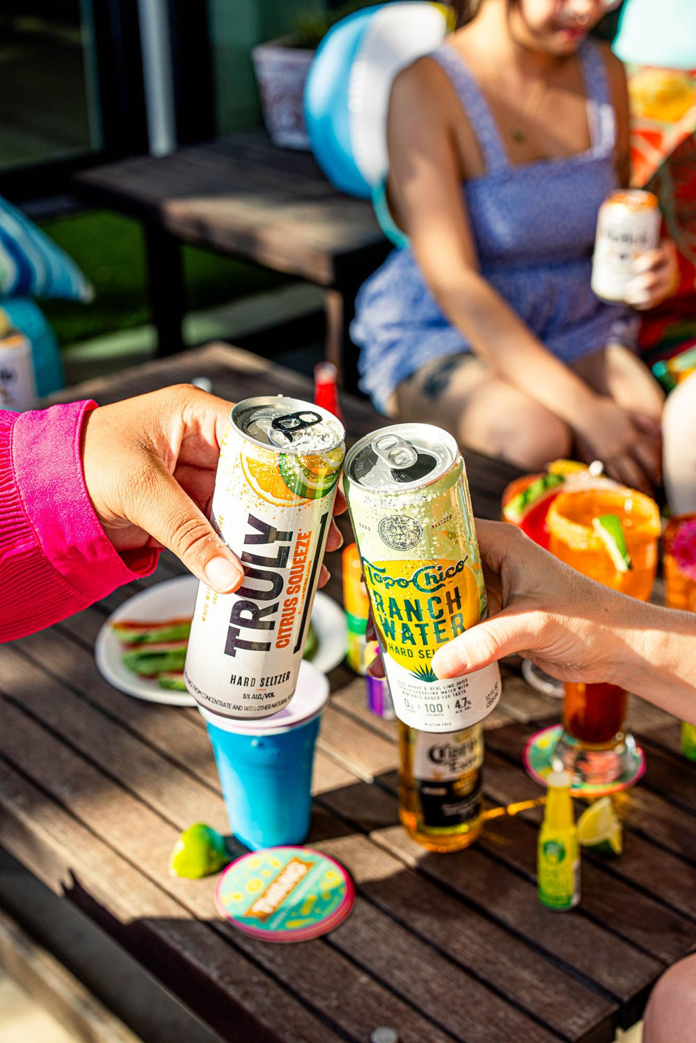 Twang Lemon Lime Beer Salt on seltzer to elevate aroma