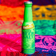 Twang Lime Beer Salt mini shaker compact for on-the-go flavor