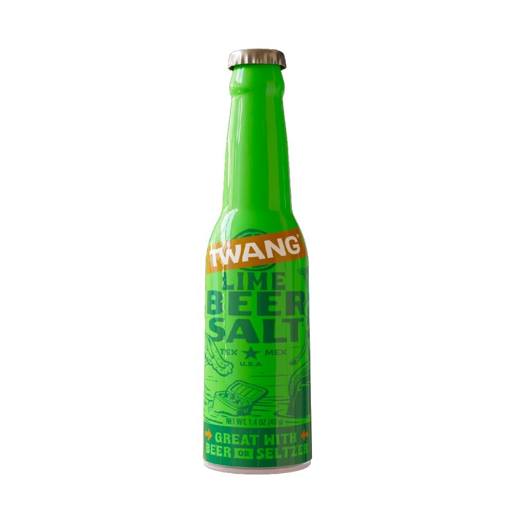 Twang Lime Beer Salt with seltzer to boost lime flavor