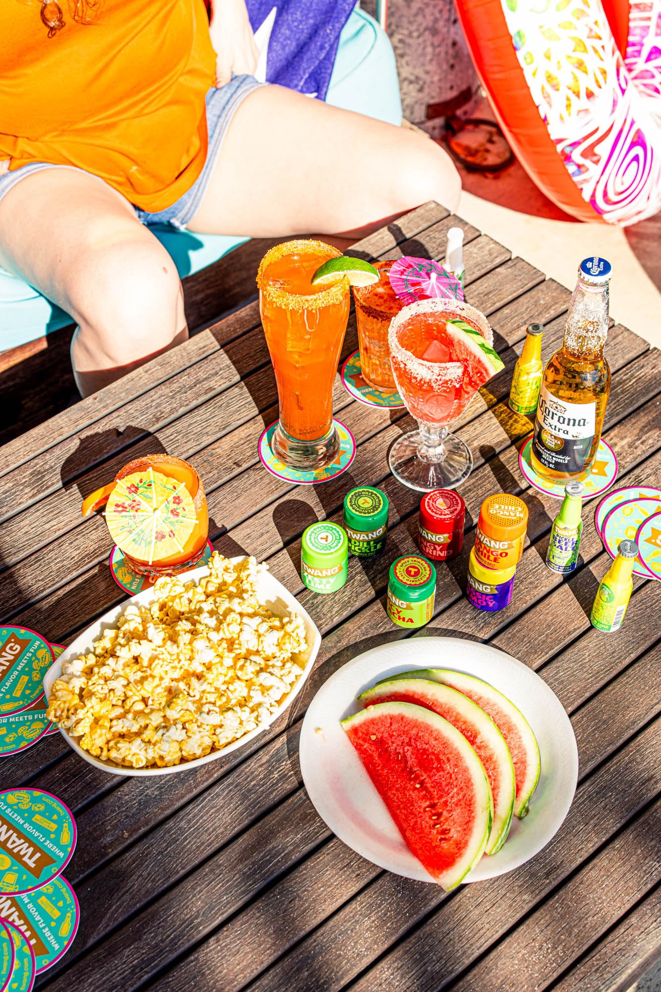 Twang Lime snack salt on burgers and grilled foods for a citrusy twist.