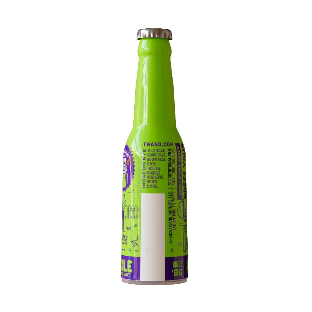 Twang Pickle Beer Salt on-the-go packaging fits pockets.