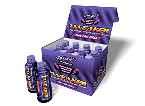 Tweaker Grape Energy Shot bottle shows bold grape flavor for steady, crash-free energy.
