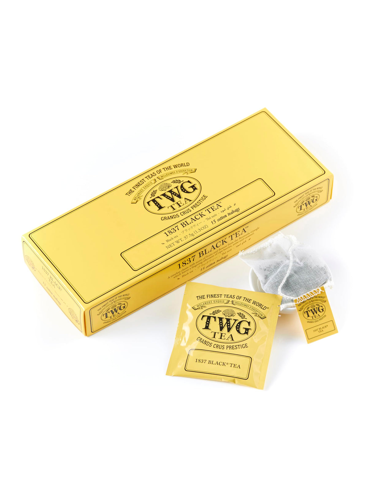 TWG 1837 Black Tea packaging signals premium gifting quality